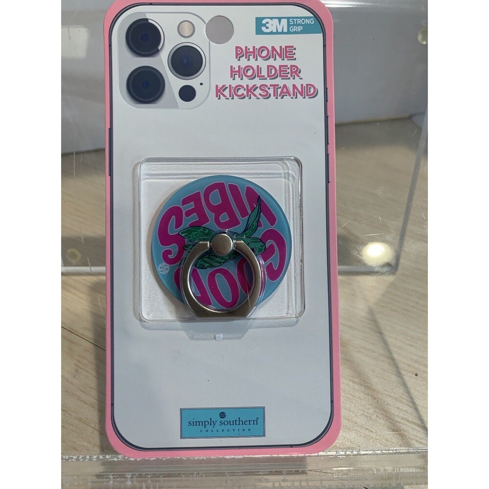 NIB Simply Southern Universal Phone Holder Kickstand "Good Vibes" Turtle